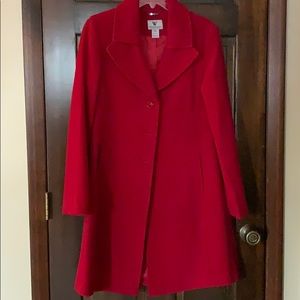 JCPenney Worthington Small Red wool Coat